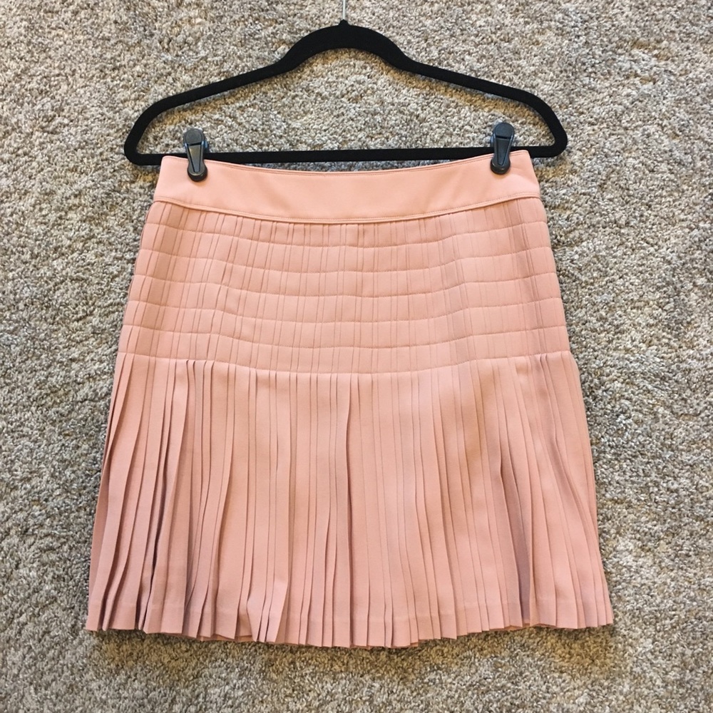 Gorgeous pale pink pleated skirt